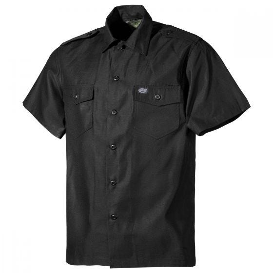 MFH US Short Sleeved Shirt Black