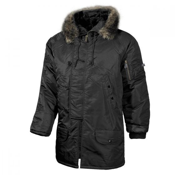 MFH US N3B Polar Jacket Black