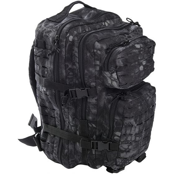 Mil-Tec US Assault Pack Large Laser Cut Mandra Night