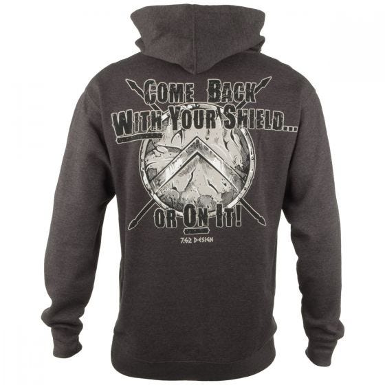 7.62 Design With Your Shield Hoodie Charcoal Heather