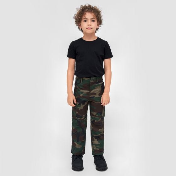 Brandit Kids US Ranger Trousers Woodland