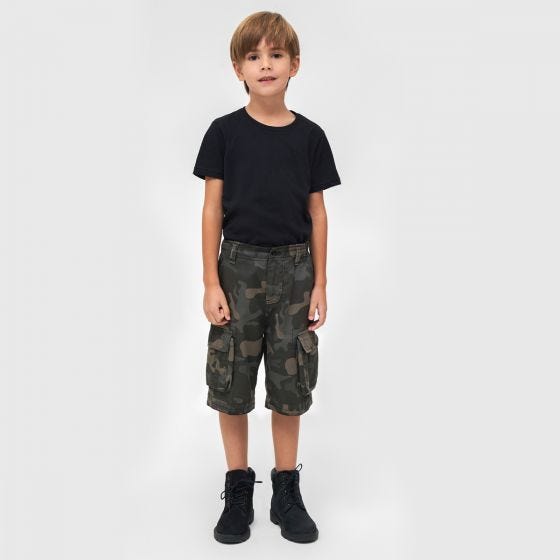 Brandit Kids Urban Legend Shorts Dark Camo