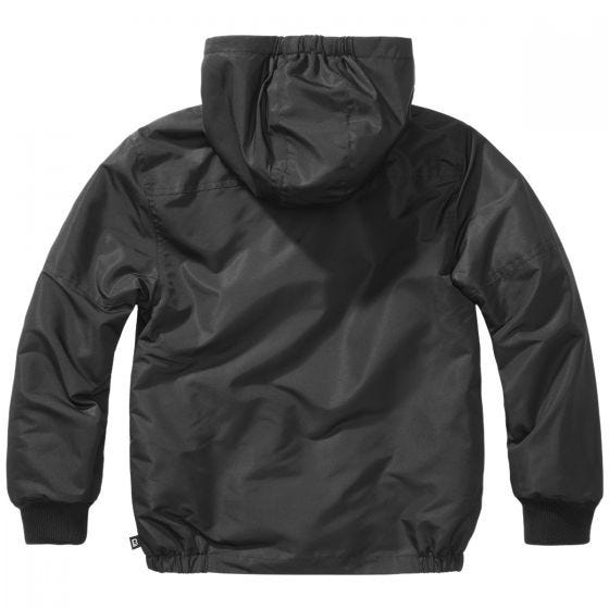 Brandit Kids Windbreaker Front Zip Black