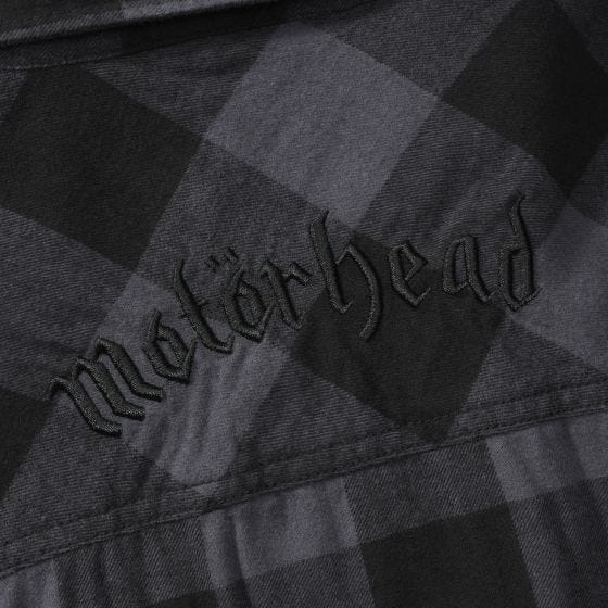 Brandit Motörhead Checkshirt Black-Grey