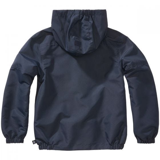 Brandit Kids Summer Windbreaker Front Zip Navy