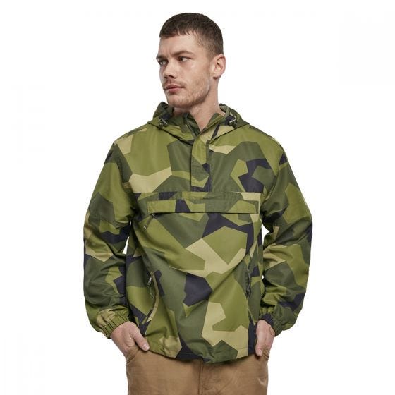 Brandit Summer Windbreaker Swedish M90 Camo