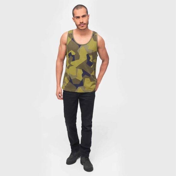 Brandit Tank Top Swedish M90 Camo