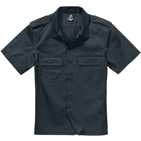 Brandit US Shirt Short Sleeve Black