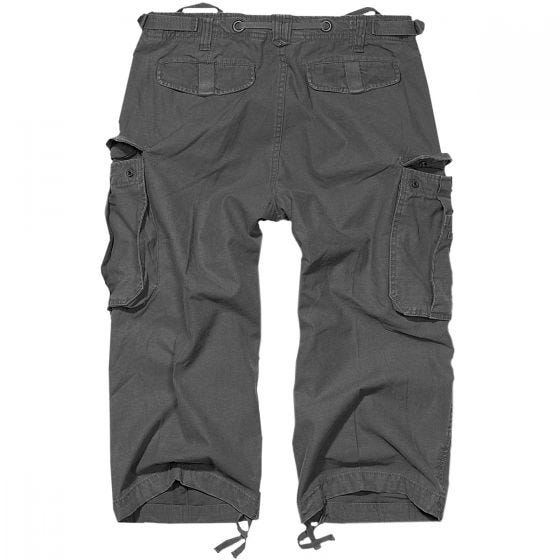 Brandit Industry Vintage 3/4 Shorts Anthracite