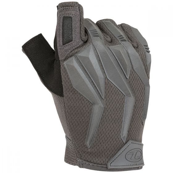 Highlander Forces Raptor Fingerless Gloves Grey