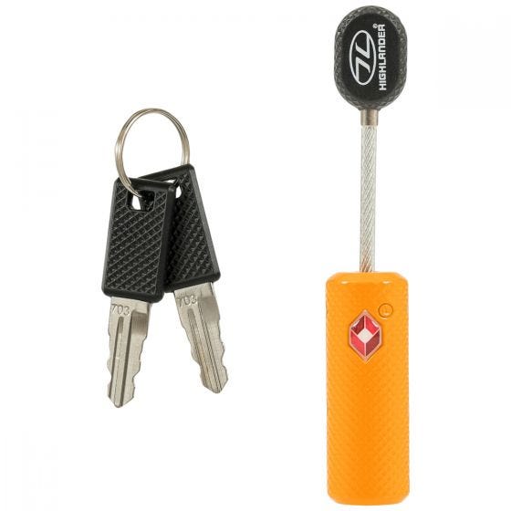 Highlander TSA Barrel Zip Key Lock