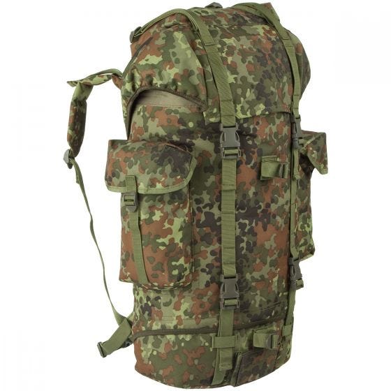 MFH German Army Rucksack 65L Flecktarn