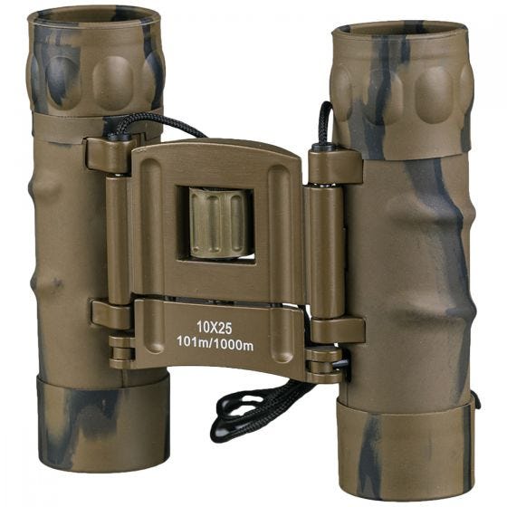 Mil-Tec Foldable Binocular Gen II 10x25 Desert