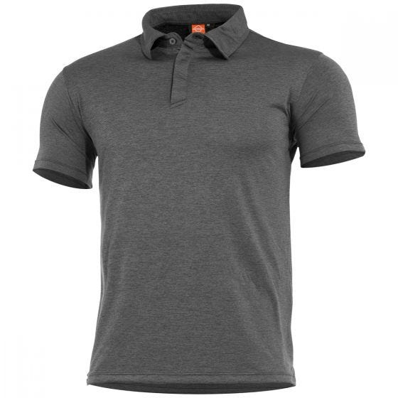 Pentagon Notus Quick Dry Polo Charcoal Grey