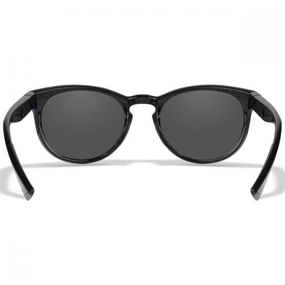 Wiley X WX Covert Glasses - Grey Lenses / Gloss Black Frame