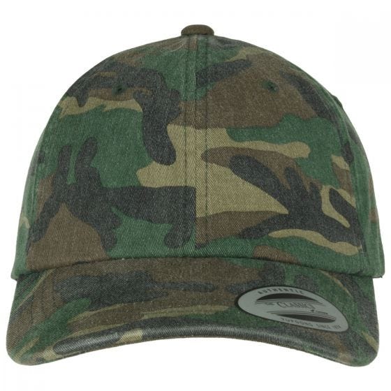 YP Low Profile Camo Washed Cap Woodland