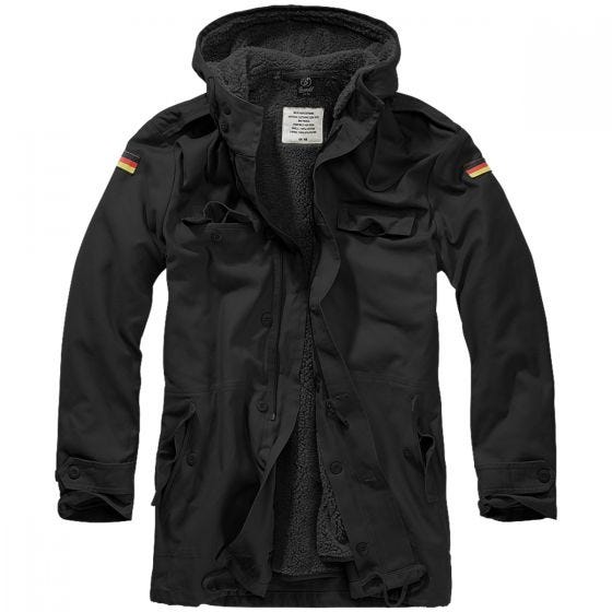 Brandit BW Parka Flag Black