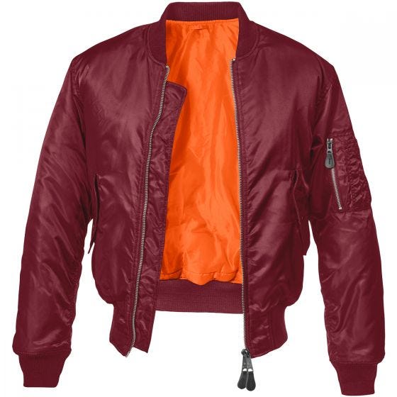 Brandit MA1 Jacket Burgundy