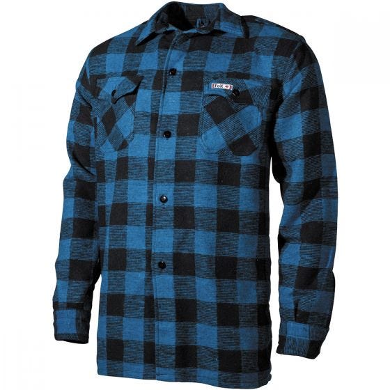 Fox Outdoor Lumberjack Shirt Blue / Black Checkered