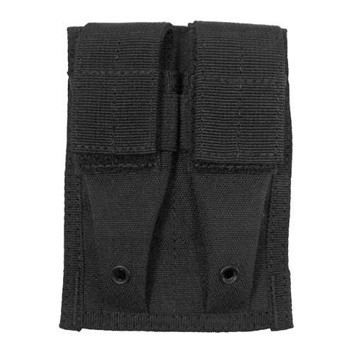 MFH Double 9mm Magazine Pouch Small MOLLE Black