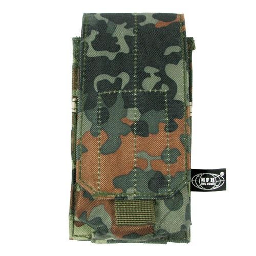 MFH Single M4/M16 Magazine Pouch MOLLE Flecktarn