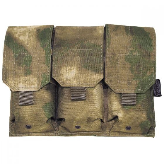 MFH Triple M4/M16 Magazine Pouch MOLLE HDT Camo FG