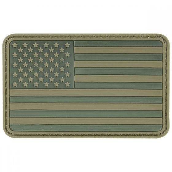 MFH USA 3D Hook-and-Loop Flag Patch Olive