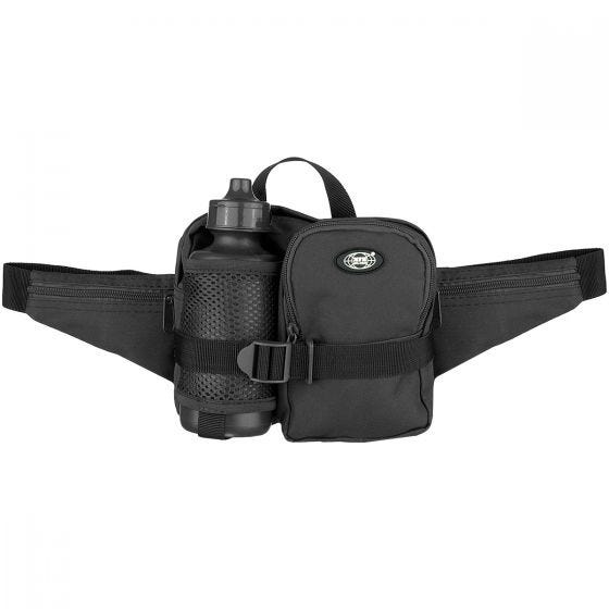 MFH Waist Bag with Bottle Black