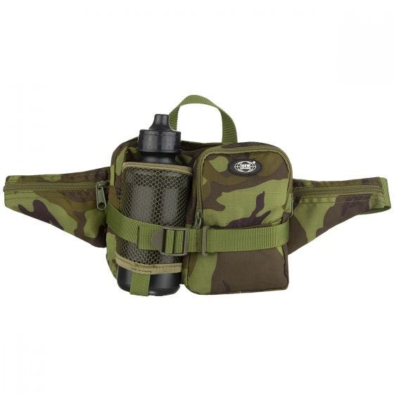 MFH Waist Bag with Bottle Czech Woodland