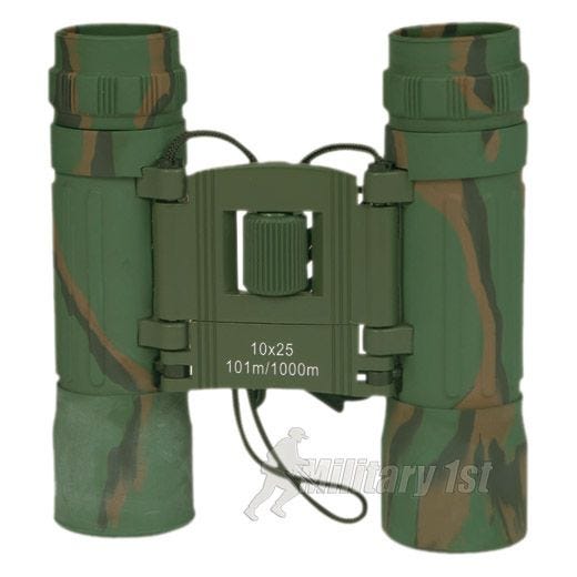 Mil-Tec Foldable Binocular 10x25 Camo