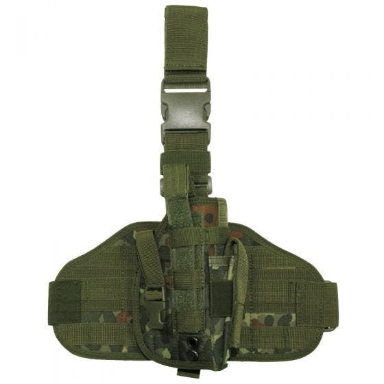 MFH Tactical Leg Holster MOLLE Flecktarn