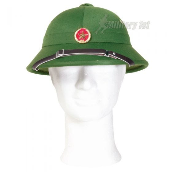 Mil-Tec Vietcong Tropical Helmet with Badge