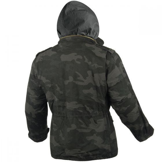 Surplus M65 Regiment Jacket Black Camo