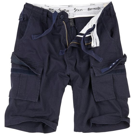 Surplus Stars Bermuda Dark Blue