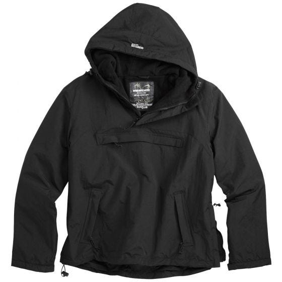 Surplus Windbreaker Jacket Black