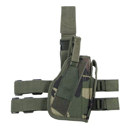 MFH Right Leg Holster Woodland