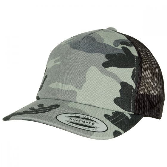 YP Camo Trucker Cap Dark Camo/Black