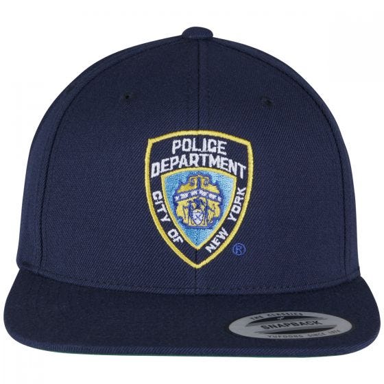 YP NYPD Emblem Snapback Cap Navy