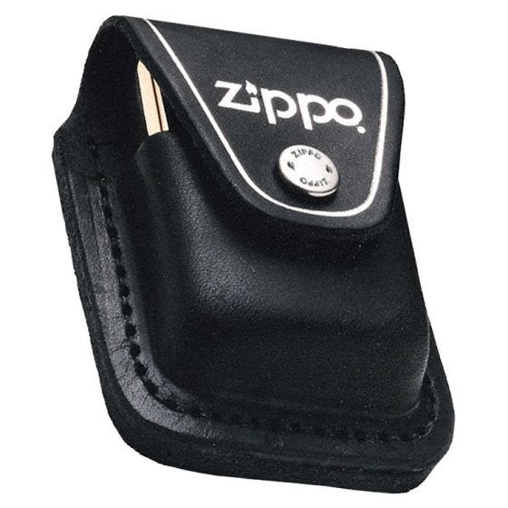 Zippo Lighter Pouch with Loop Black