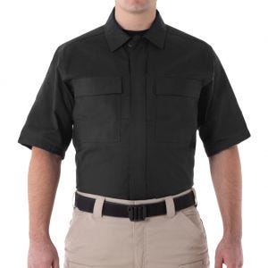 First Tactical Men's V2 Short Sleeve BDU Shirt Black