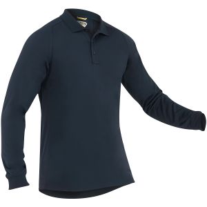 First Tactical Men's Performance Long Sleeve Polo Midnight Navy