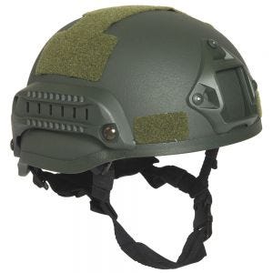 Mil-Tec US Combat "M.I.C.H. 2002" Railed Helmet Olive