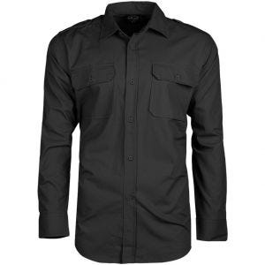 Mil-Tec RipStop Shirt Long Sleeve Black
