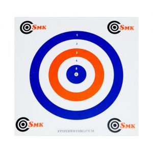SMK Red White Blue 17cm Paper Targets (100 Pack)