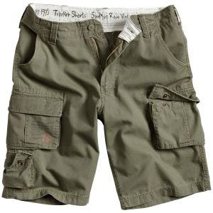 Surplus Trooper Shorts Olive Washed