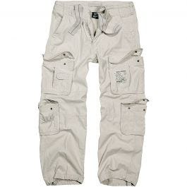 Brandit Pure Vintage Trousers Old White