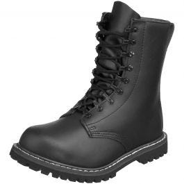 Steel toe military jump boots hot sale