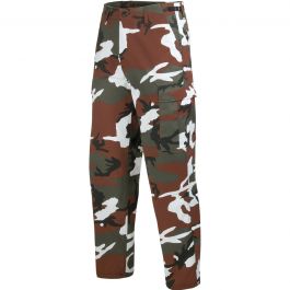 Red and blue shop camo pants
