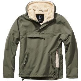 Brandit windbreaker olive sales