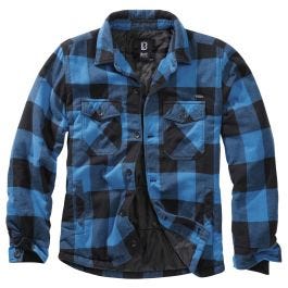 Brandit Lumber Jacket Black Blue